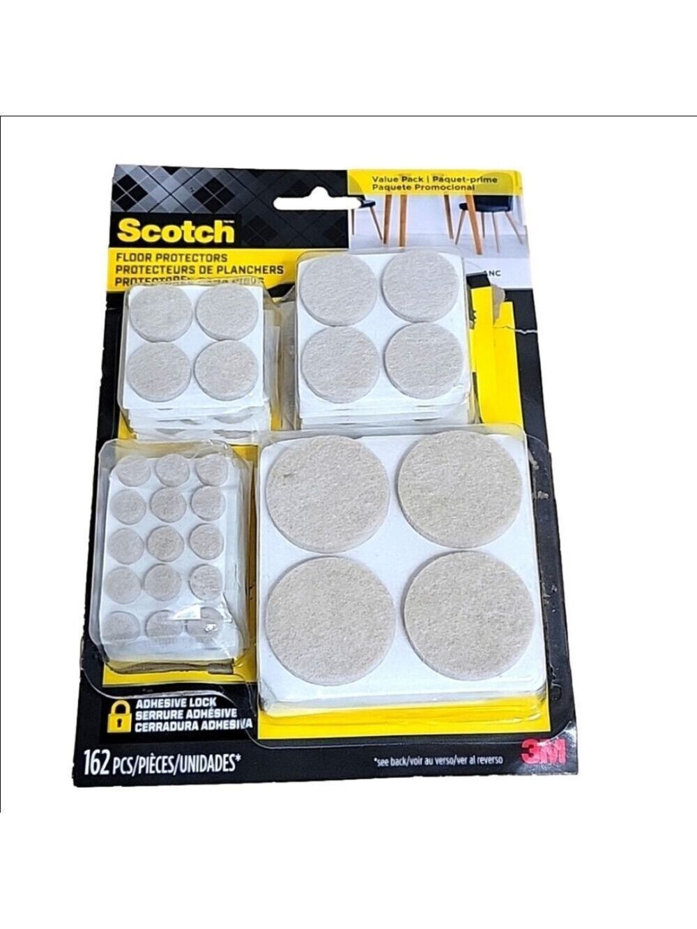 Scotch floor protectors only one sheet used. Like new!